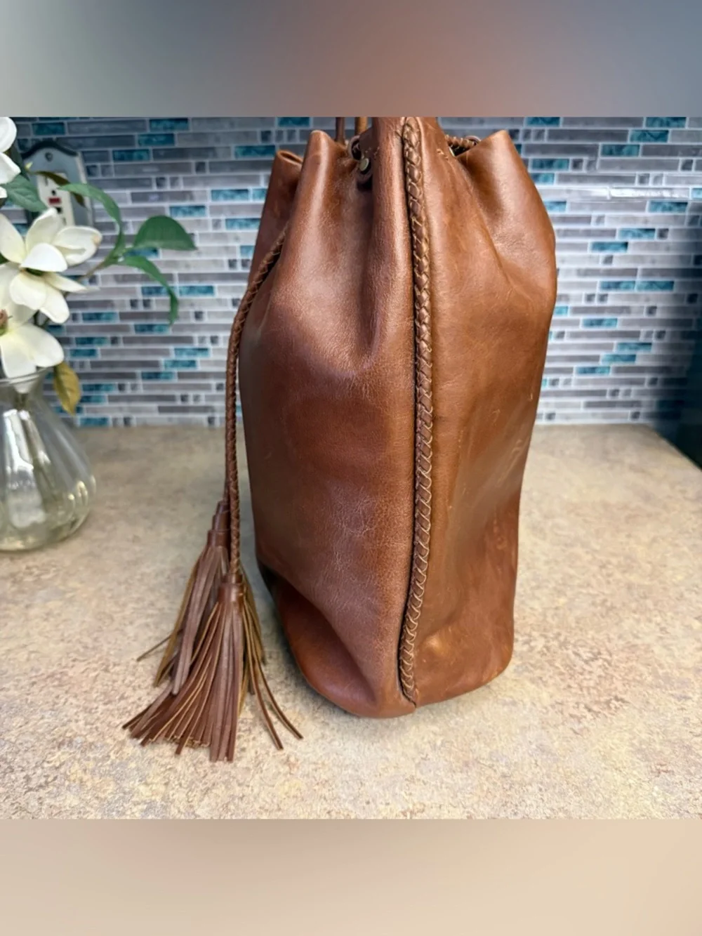 Vintage Y2K Lucky Brand bucket style purse - Picture 4 of 7